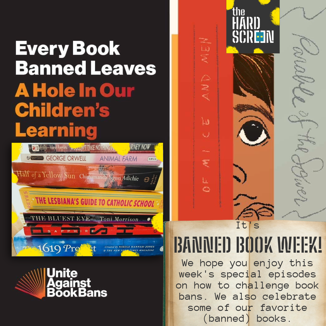 HARD SCREEN BANNED BOOK WEEK LOGO